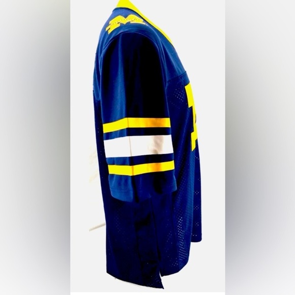 🐺 W: Michigan Wolverines Navy Field X Football Jersey Shirt, NWT Unisex 🐺 - Picture 7 of 16